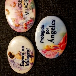 Ceramic Magnets set of 3 Spanish